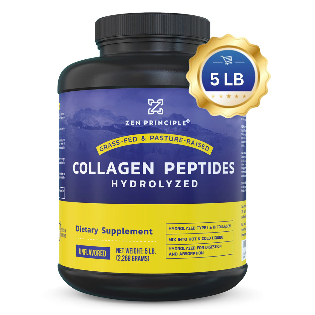 Beef Collagen Peptides Powder Zen Principle Naturals 