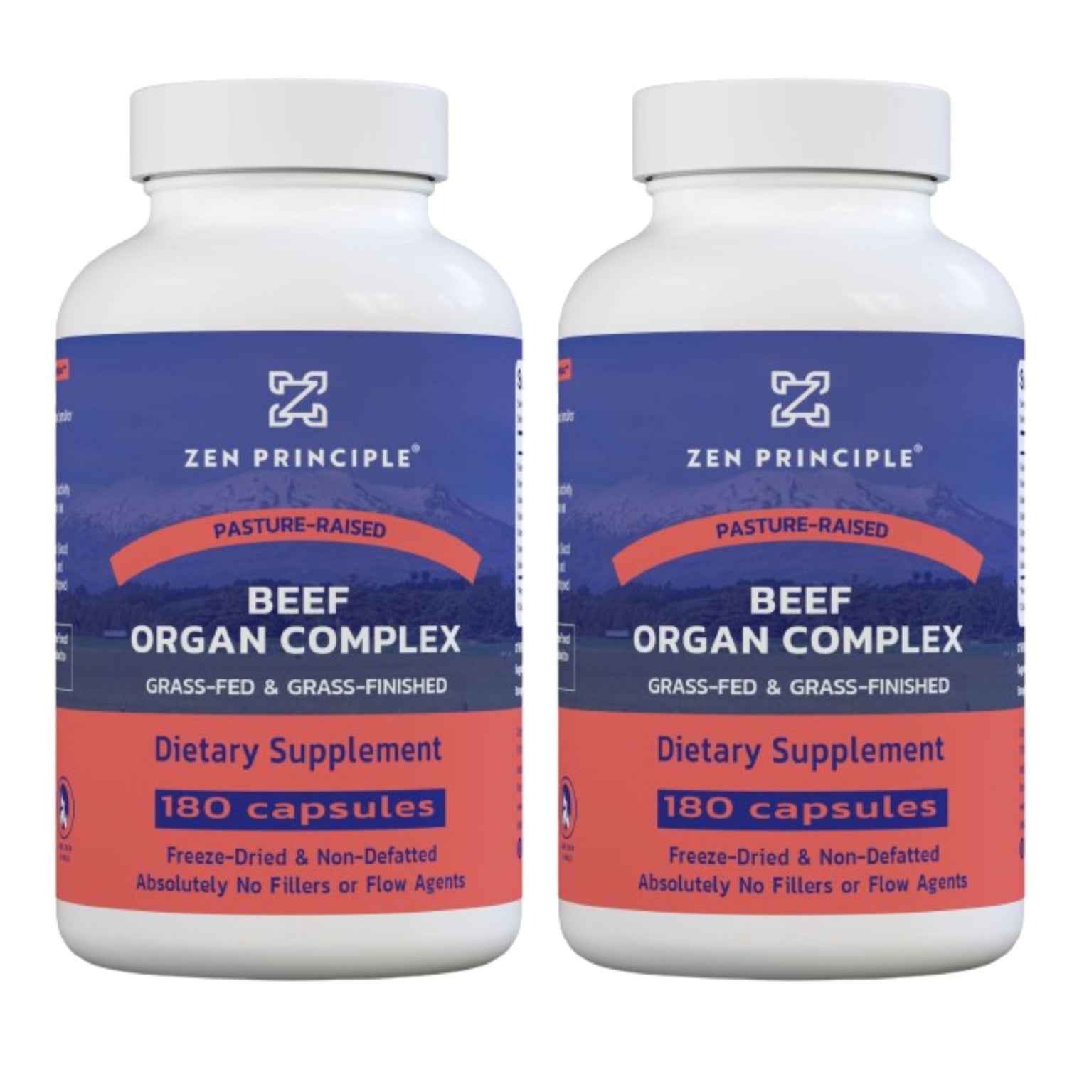 Beef Organ Complex Zen Principle Naturals 2-Bottle 