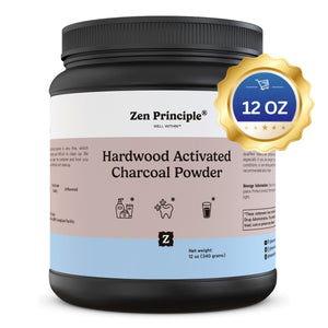 Hardwood Activated Charcoal Powder Zen Principle Naturals 